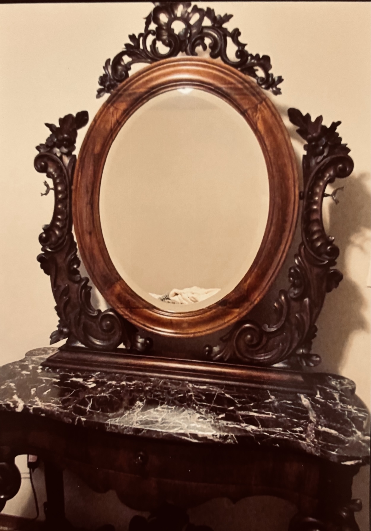 19th Century Rosewood & Walnut Dressing Table in the Manner of Prudent Mallard (After Restoration) - SOLD